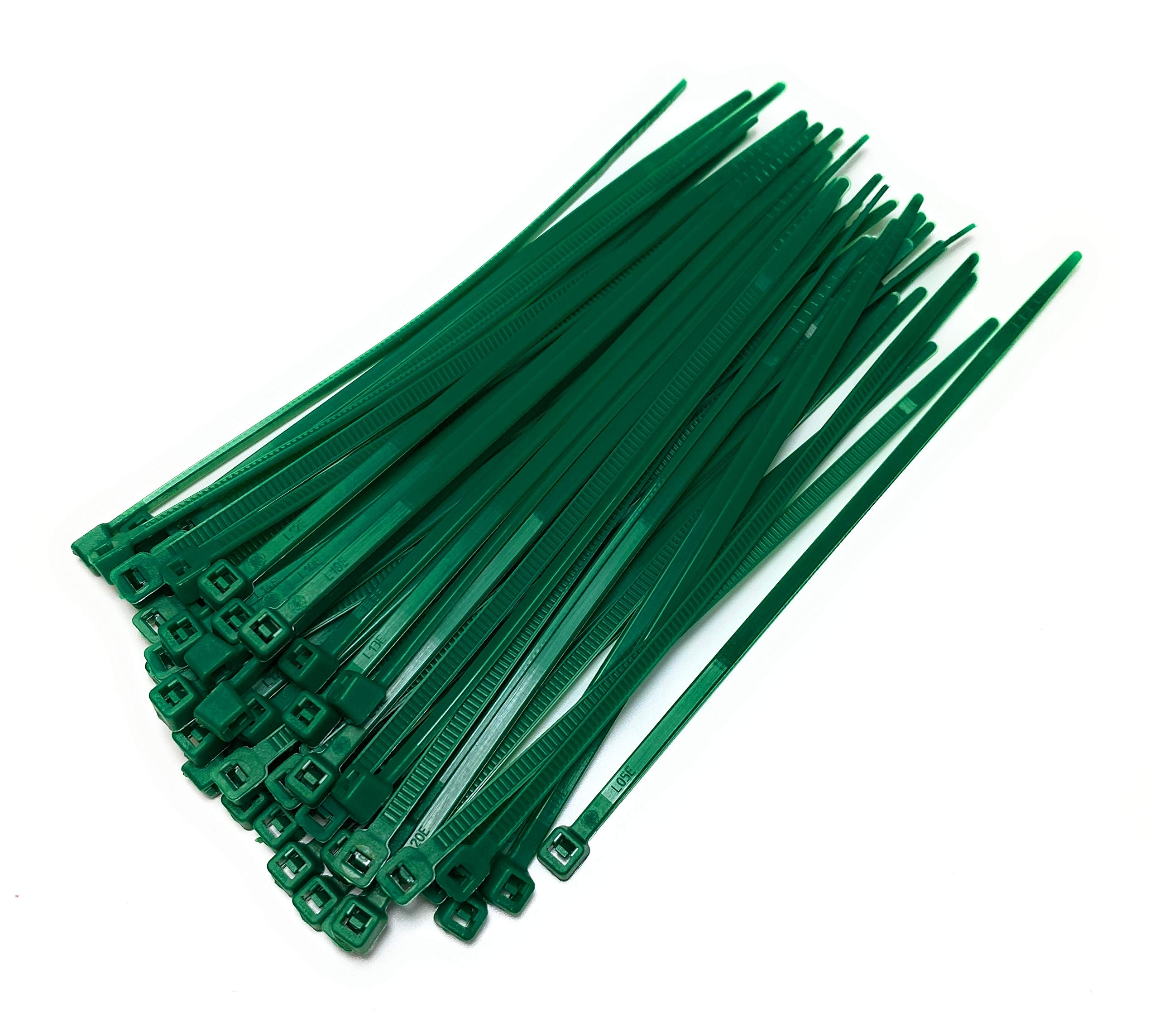 On1shelf Green Small Standard Nylon Cable Ties 2.5Mm In Width Zip Straps, Pack Of 100 (2.5Mm X 160Mm, )