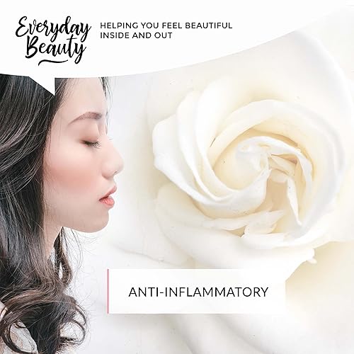 Miniatura 3 de Tóner facial de agua de rosas blancas  Sin alcohol vegano totalmente natural spray refrescante para cara y cabello  Eleva calmante y calmante para