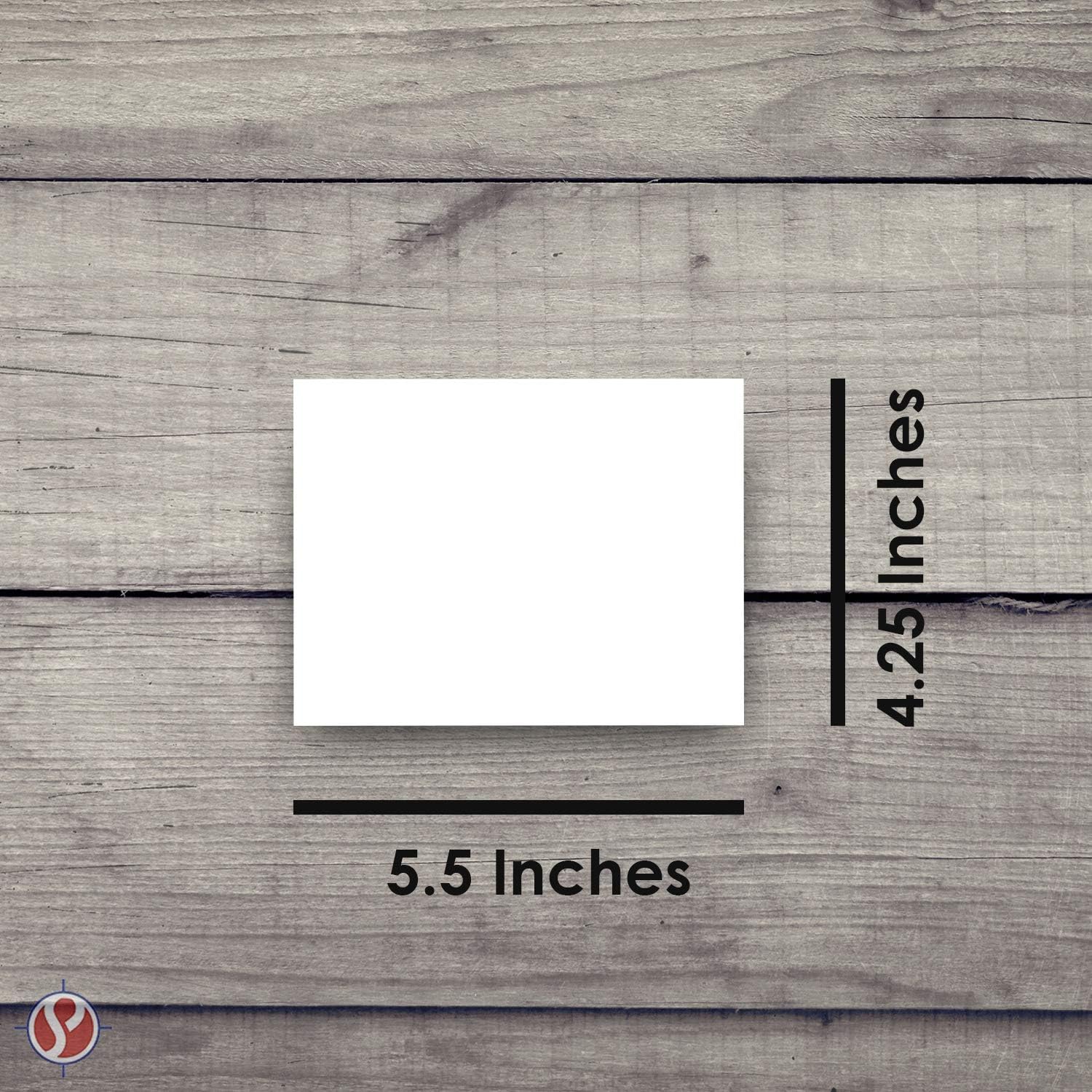 4.25 x 5.5" Blank White Memo Pads – Chipboard on the Back, Gummed Top, Easy Sheet Removal – Great for Writing Notes, To-Do Lists, Reminders and Shopping Lists – 50 Sheets per Pad, 10 Pads per Pack