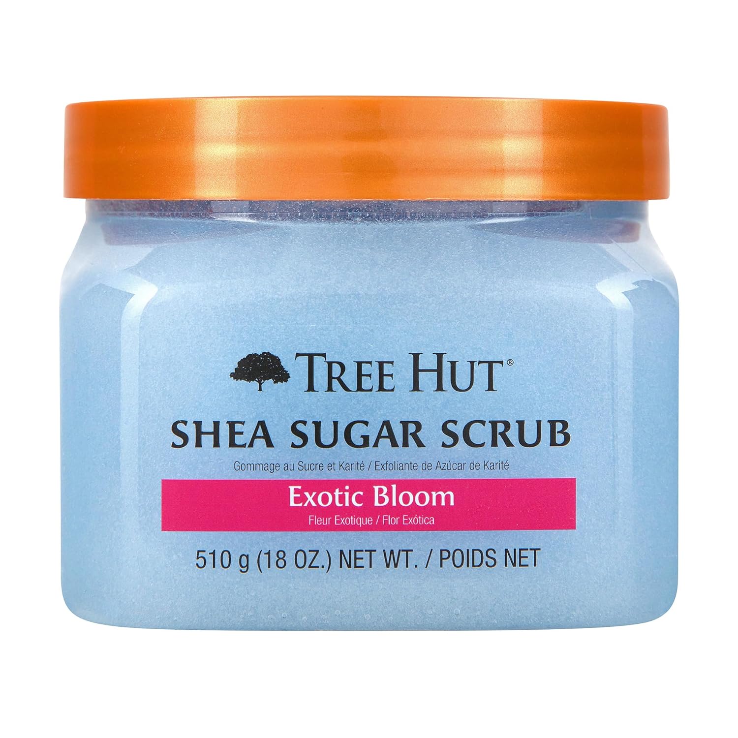 Tree Hut Exotic Bloom Shea Sugar Scrub | Exfoliating Body Scrub Removes Dead, Dry Skin for a Soft & Hydrated Feel | Nourishing Essential Body Care | 18 fl oz. - Image 1 of 8