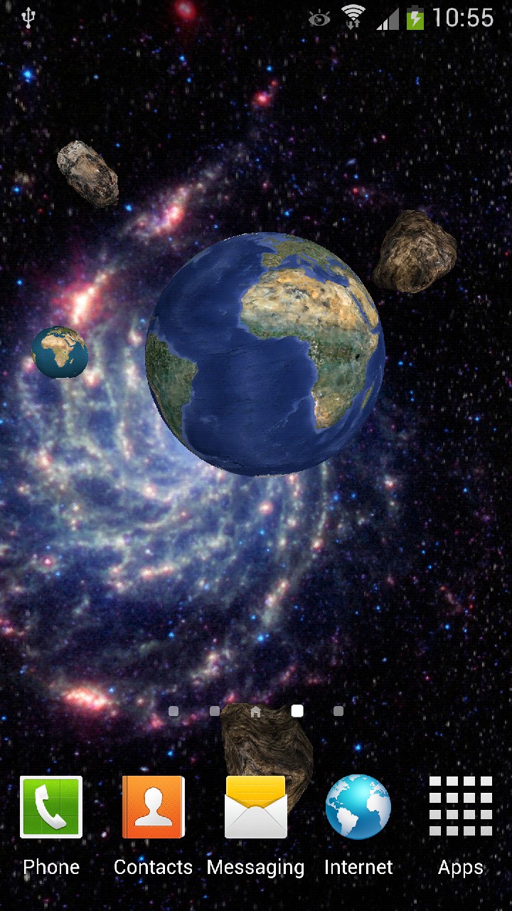 3D Space Live Wallpaper App on the Amazon Appstore