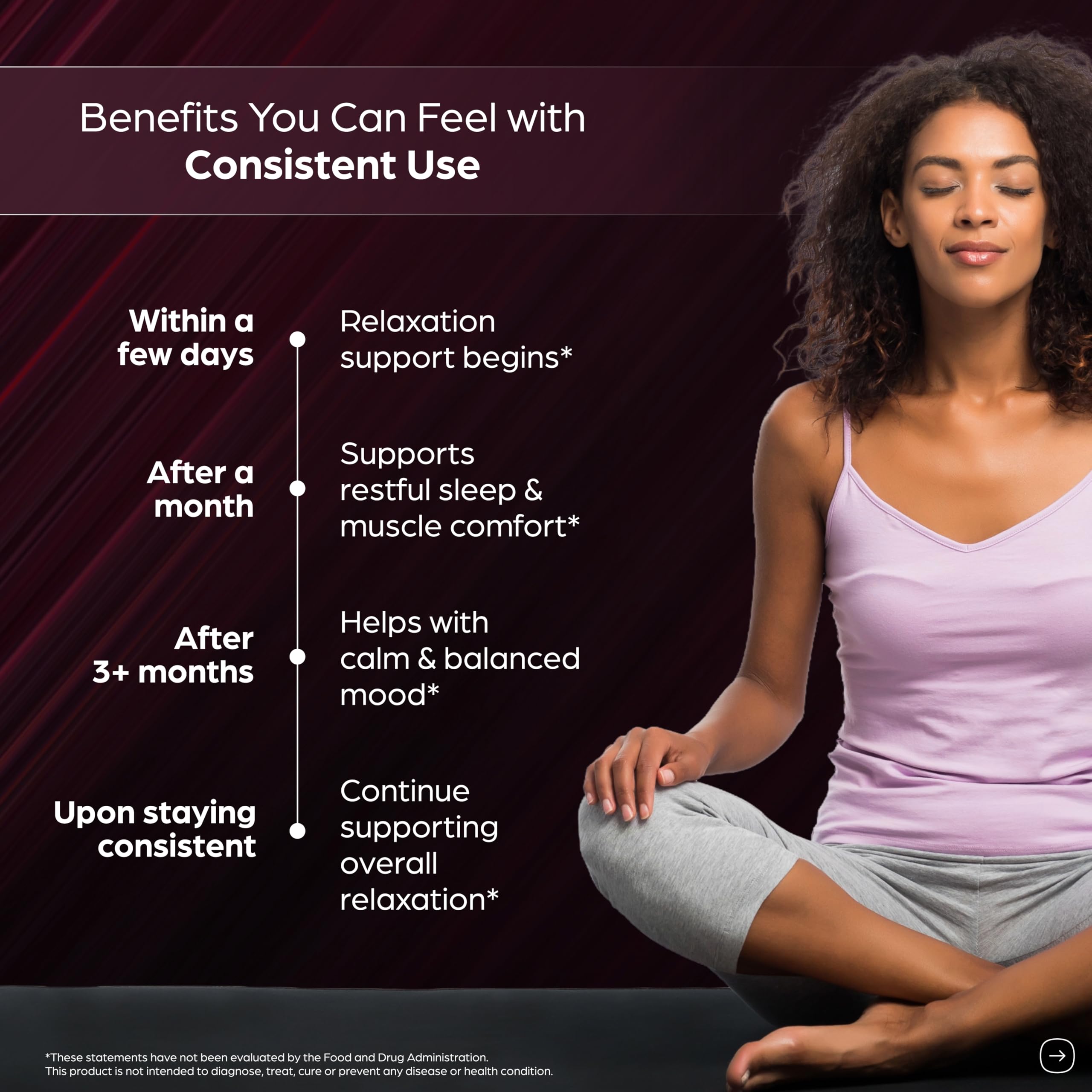 Magnesium Complex 500mg 120 Capsules for Sleep & Relaxation | Women & Men — Amazon image 6