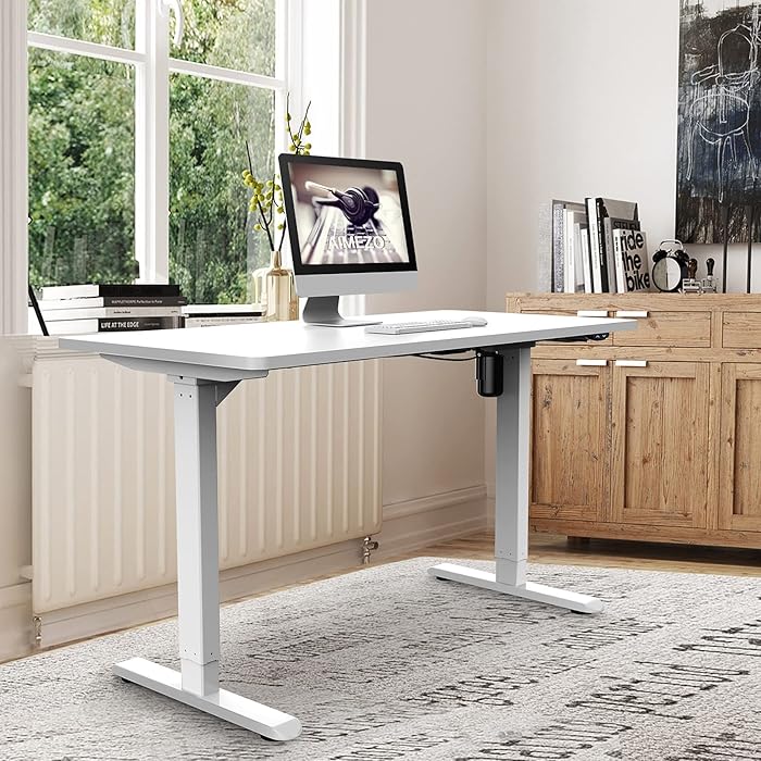 Buy Electric Stand up Desk Frame AIMEZO Single Motor Electric