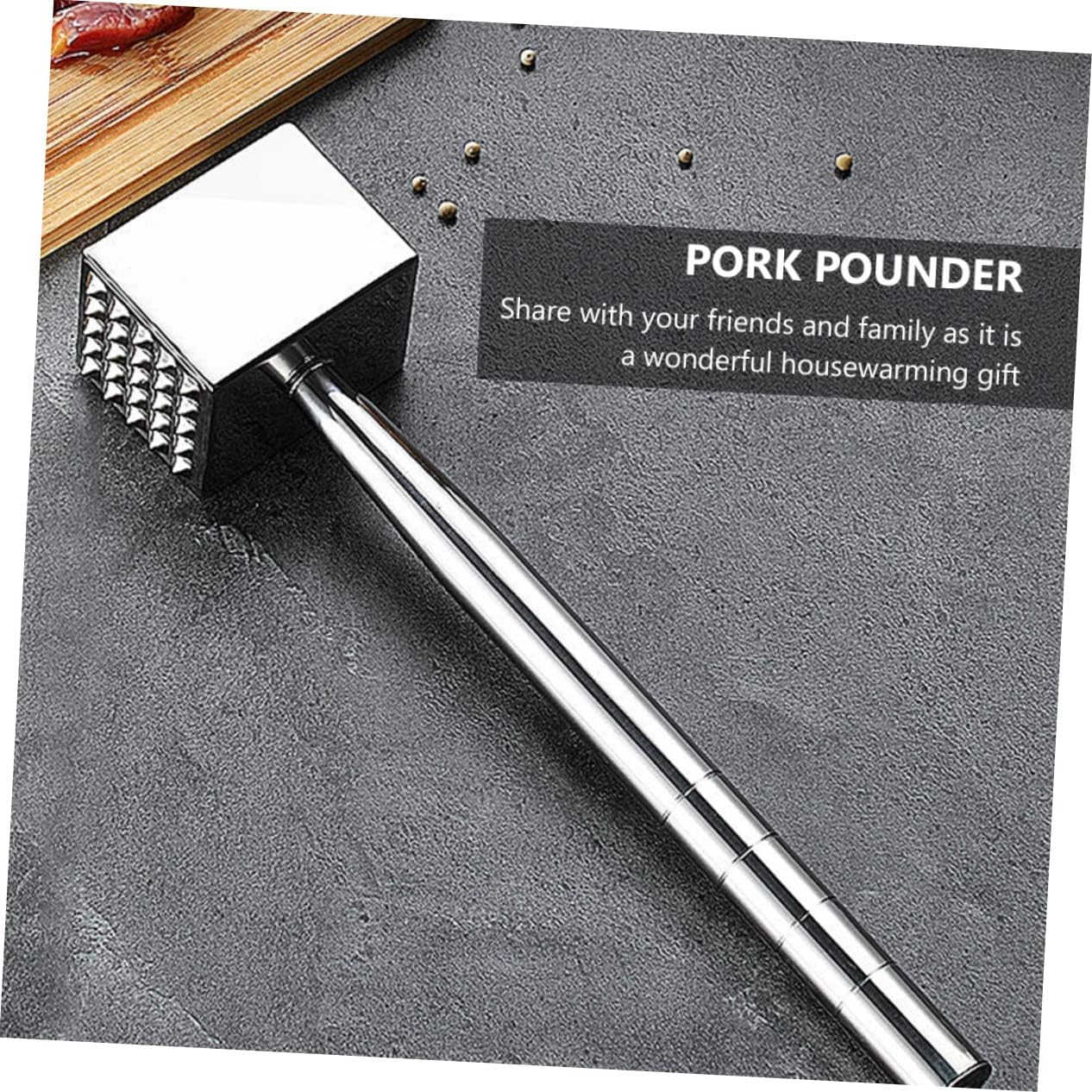 Meat Tenderizer Hammer Beef Mallet Meat Beater Steak Tenderizer Tool Rolling Hammer