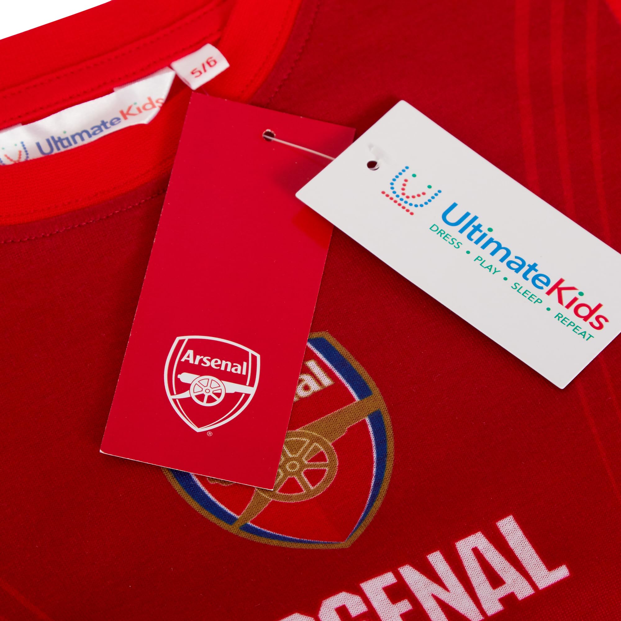 Arsenal F.C. Ensemble pyjama + peignoir 3 pièces pour enfants Premier League Football Club