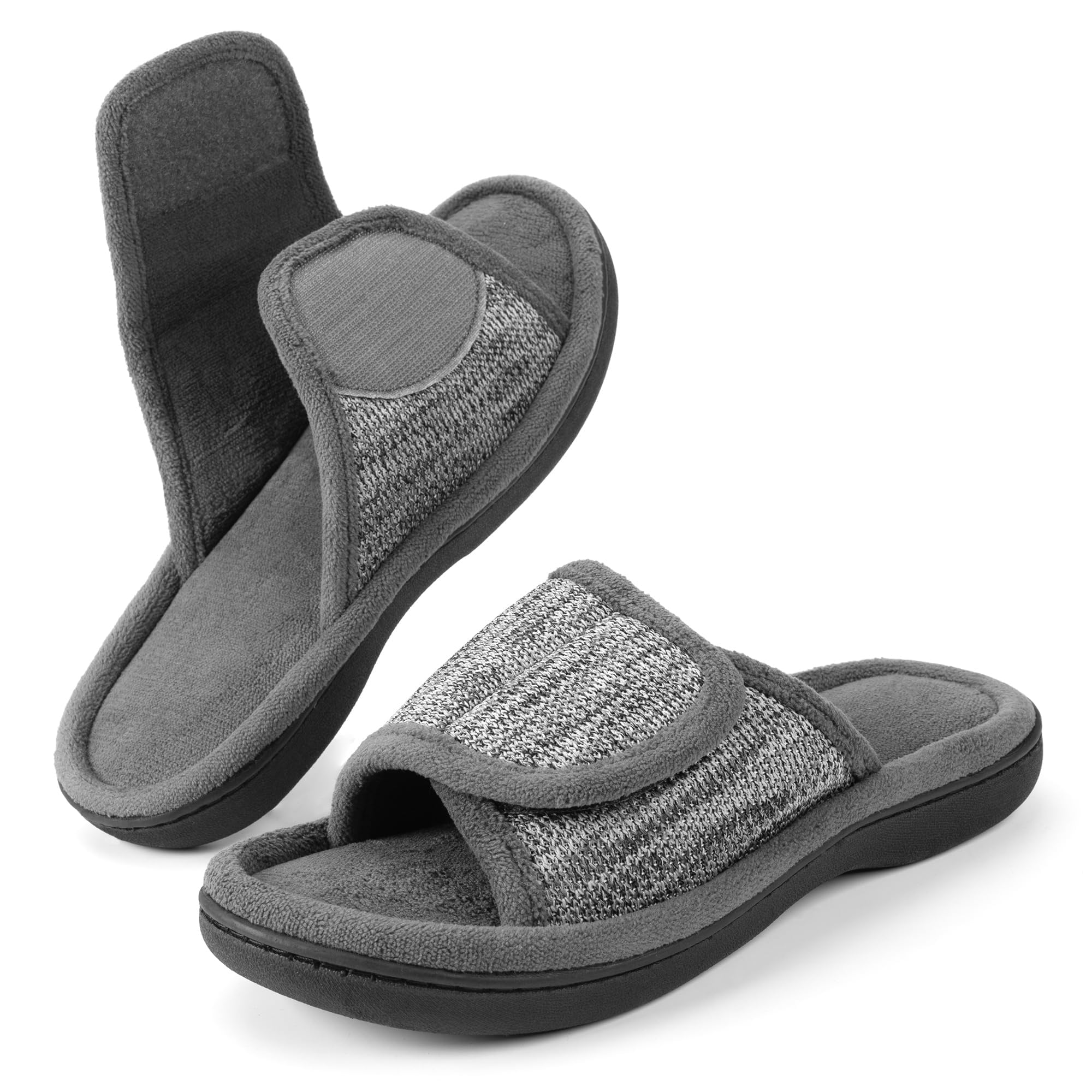 RockDove Pantofole da Donna Avvolgenti Regolabili in Memory Foam
