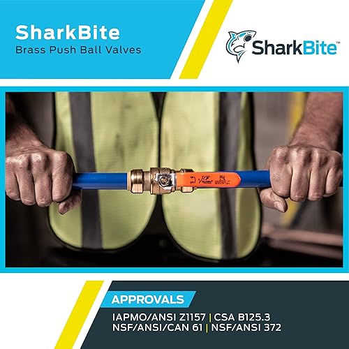 Miniatura 5 de SharkBite Válvula de bola de alivio de expansiones térmicas de 3/4 pulgadas, Empuje para conectar accesorios de plomería de latón, Tubo PEX, cobre,