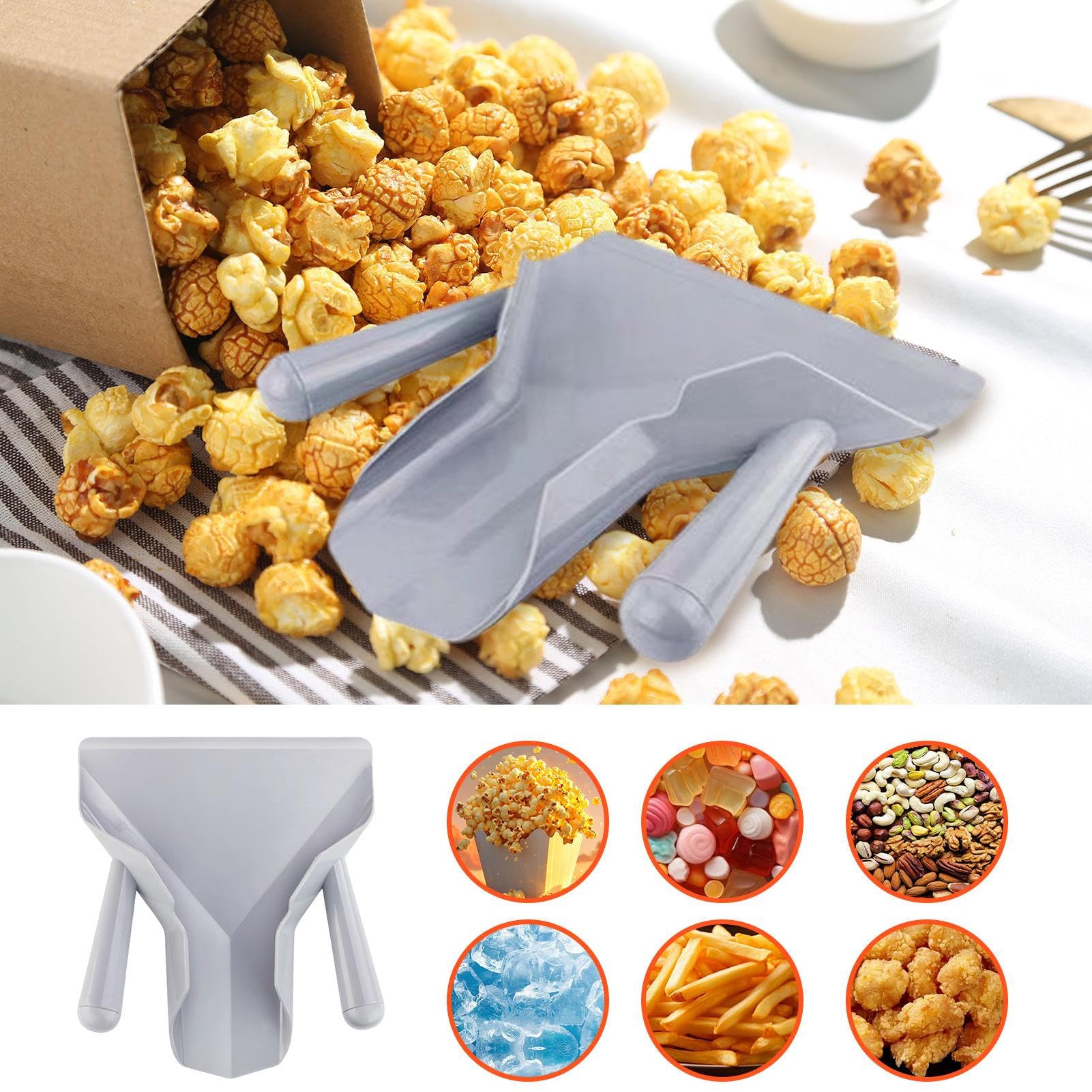 Paletta Per Patatine - Paletta Per Fritte | Con Manico Ergonomico Attrezzo Cucina Per Cibi Pasti Casa Ristorante