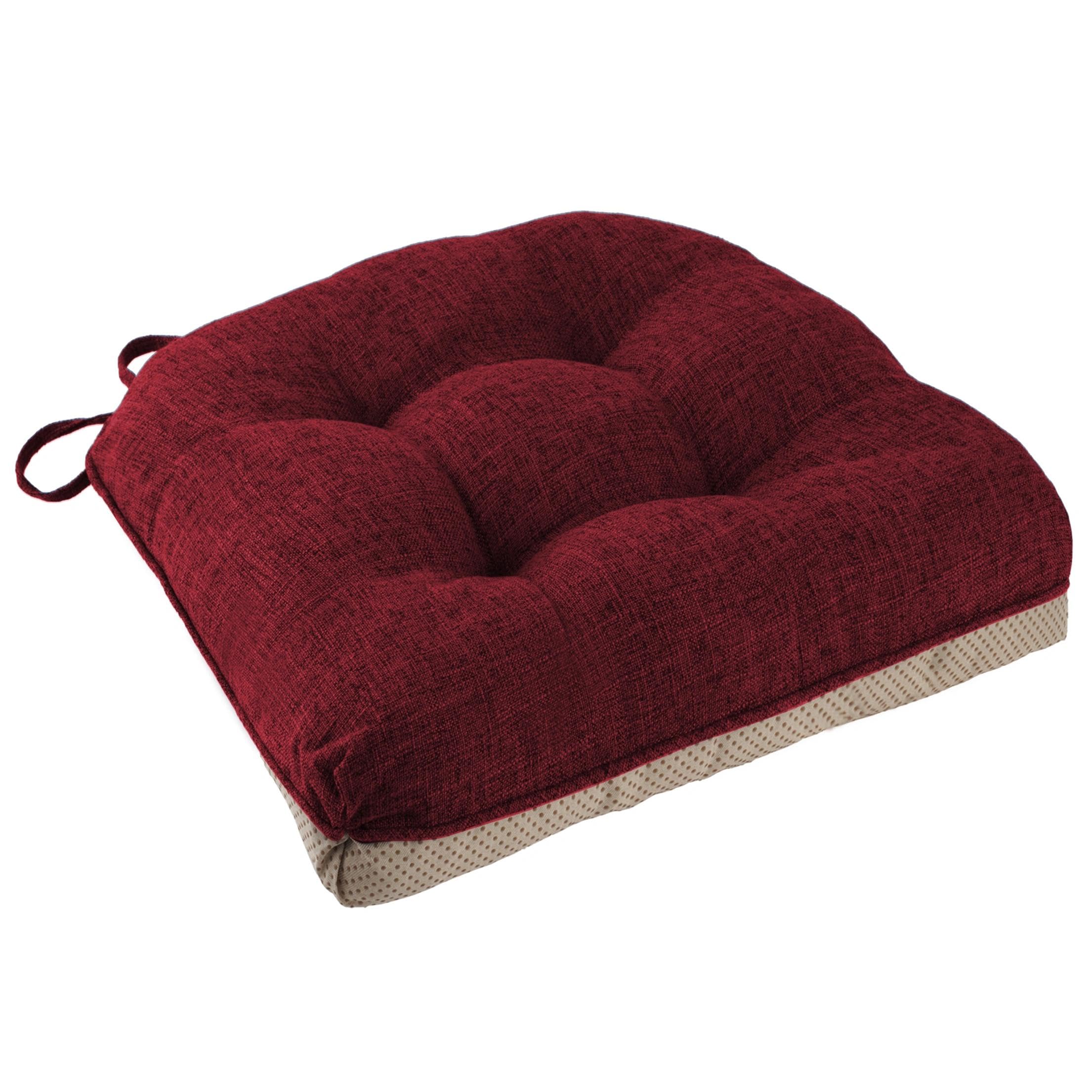 FlyGulls Seat Cushions for Dining Chairs 1 Piece, 46x46x8cm, Red โ image 1