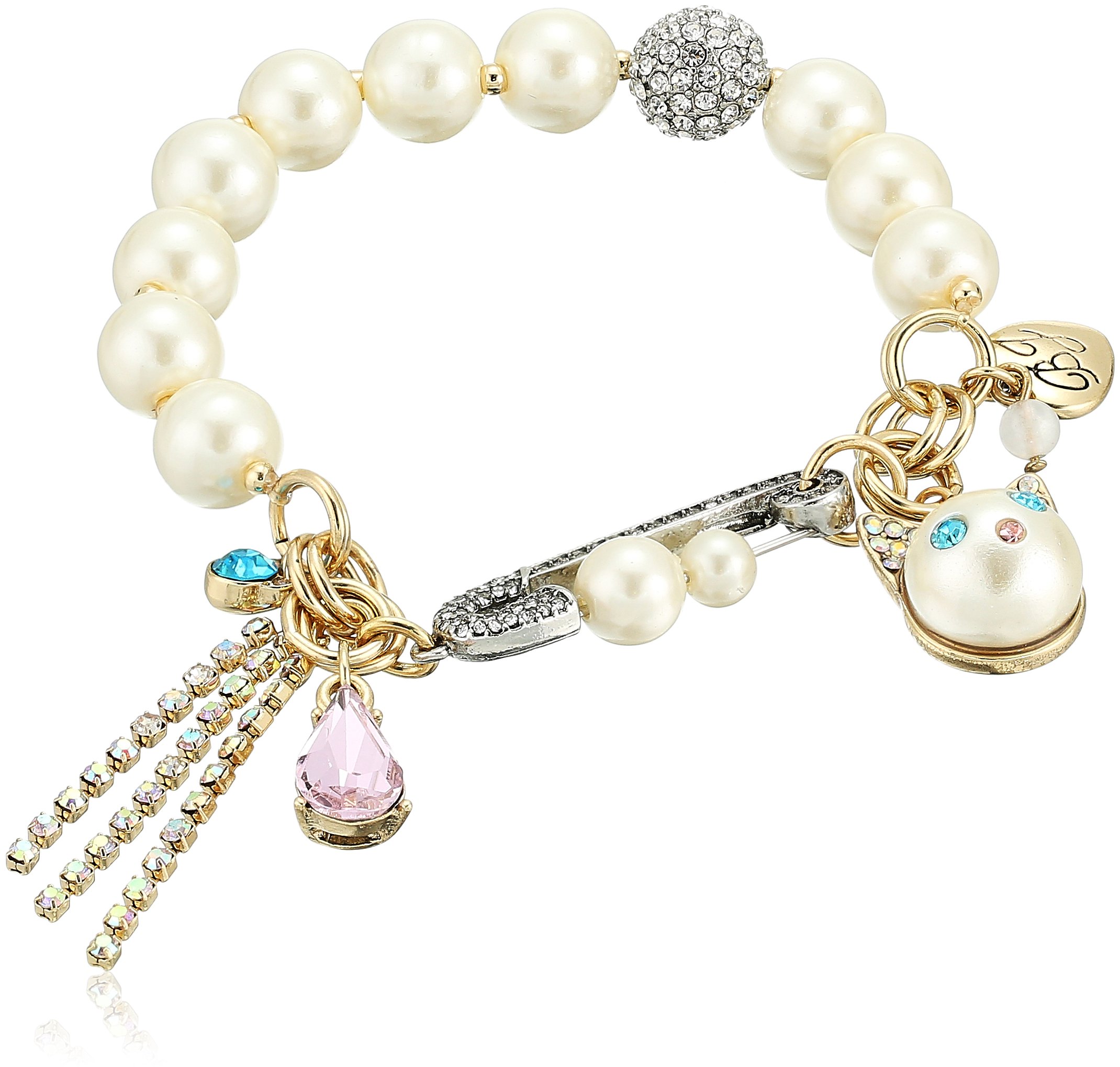Betsey Johnson Angel Cat Pearl Charm Bracelet Desertcart Seychelles