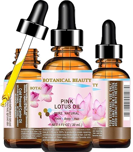 Aceite de loto rosa puronatural de 1 onza lĂquida - 1.0fl oz. Para cara, cuerpo y cabello. "Uno de los mejores aceites revitalizantes y Aceite de loto rosa puronatural de 1 onza lĂquida - 1.0fl oz. Para cara, cuerpo y cabello. "Uno de los mejores aceites revitalizantes y