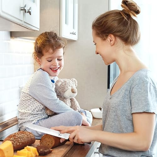 Miniatura 14 de imarku Santoku Cuchillo de chef de 5 pulgadas, cuchillo asiático ultra afilado, cuchillo de chef japonés, acero inoxidable japonés SUS440A, mango