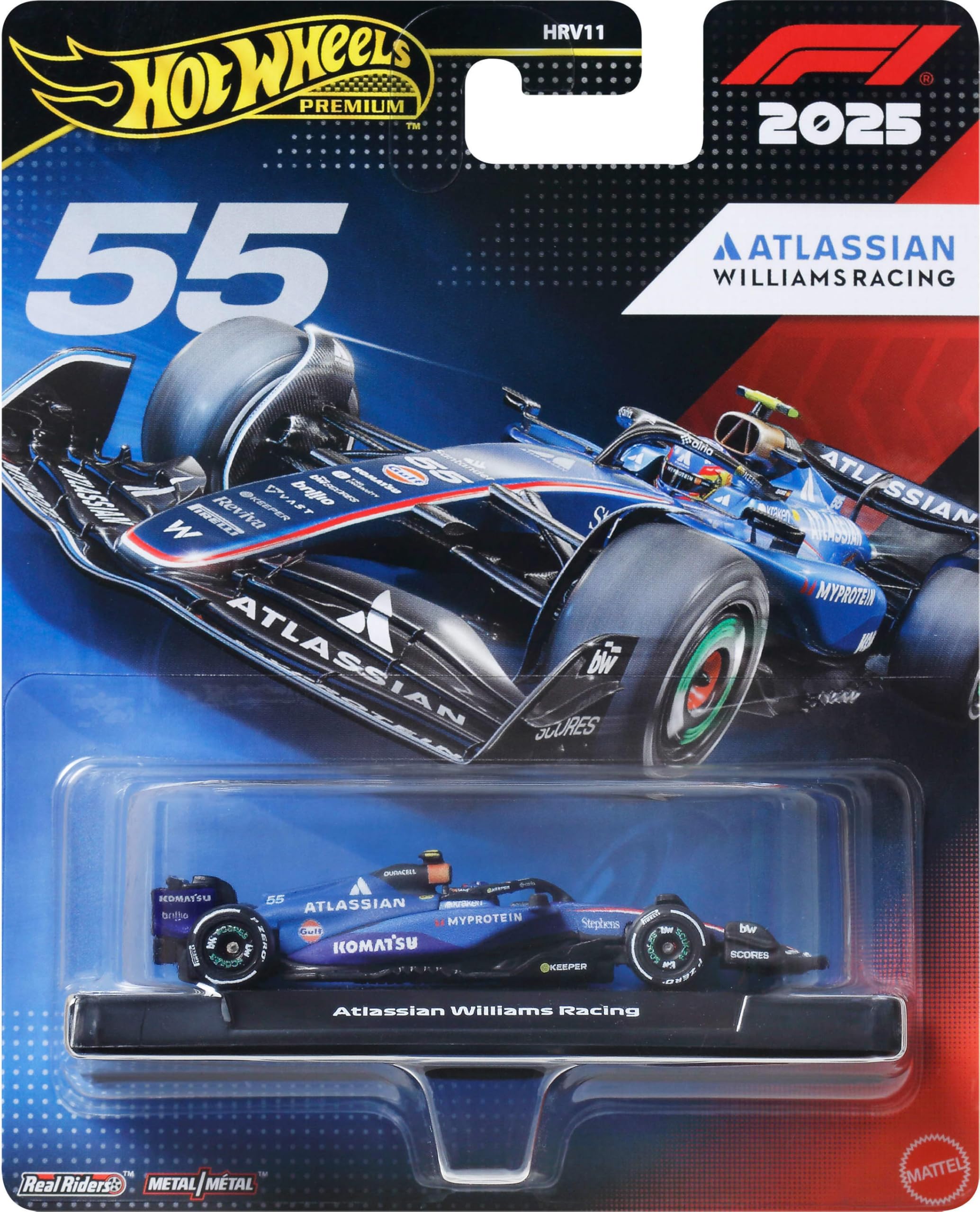 Hot Wheels 1:64 Scale Premium Die-Cast Formula 1 Collectible Toy