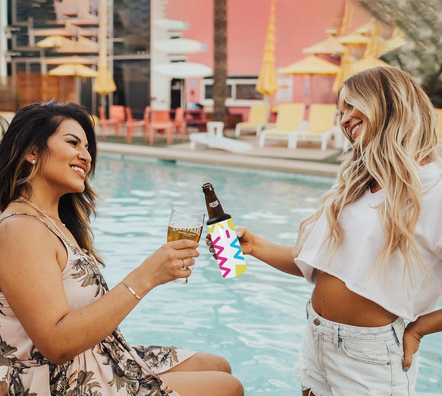 12 Pack16 OZ 4-in-1 Skinny Can Cooler Double Wall Stainless Steel Insulated Can Holder, Sublimation Slim Skinny White Stainless Steel Can Cooler,Sublimation Tumbler - Image 7