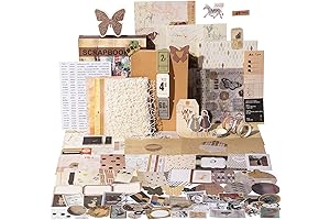YagCu Journal Craft Kit for Vintage Junk Journaling and Scrapbooking