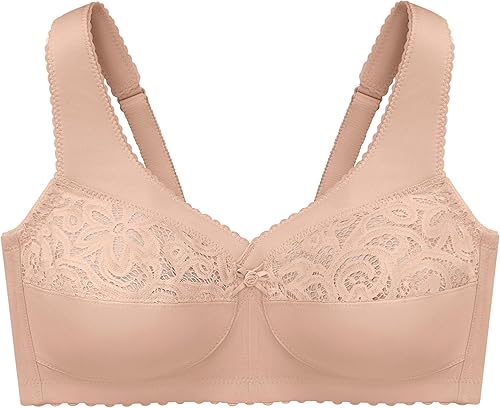 Miniatura 4 de Glamorise Sujetador MagicLift de algodón con soporte sin varillas #1001 para mujer