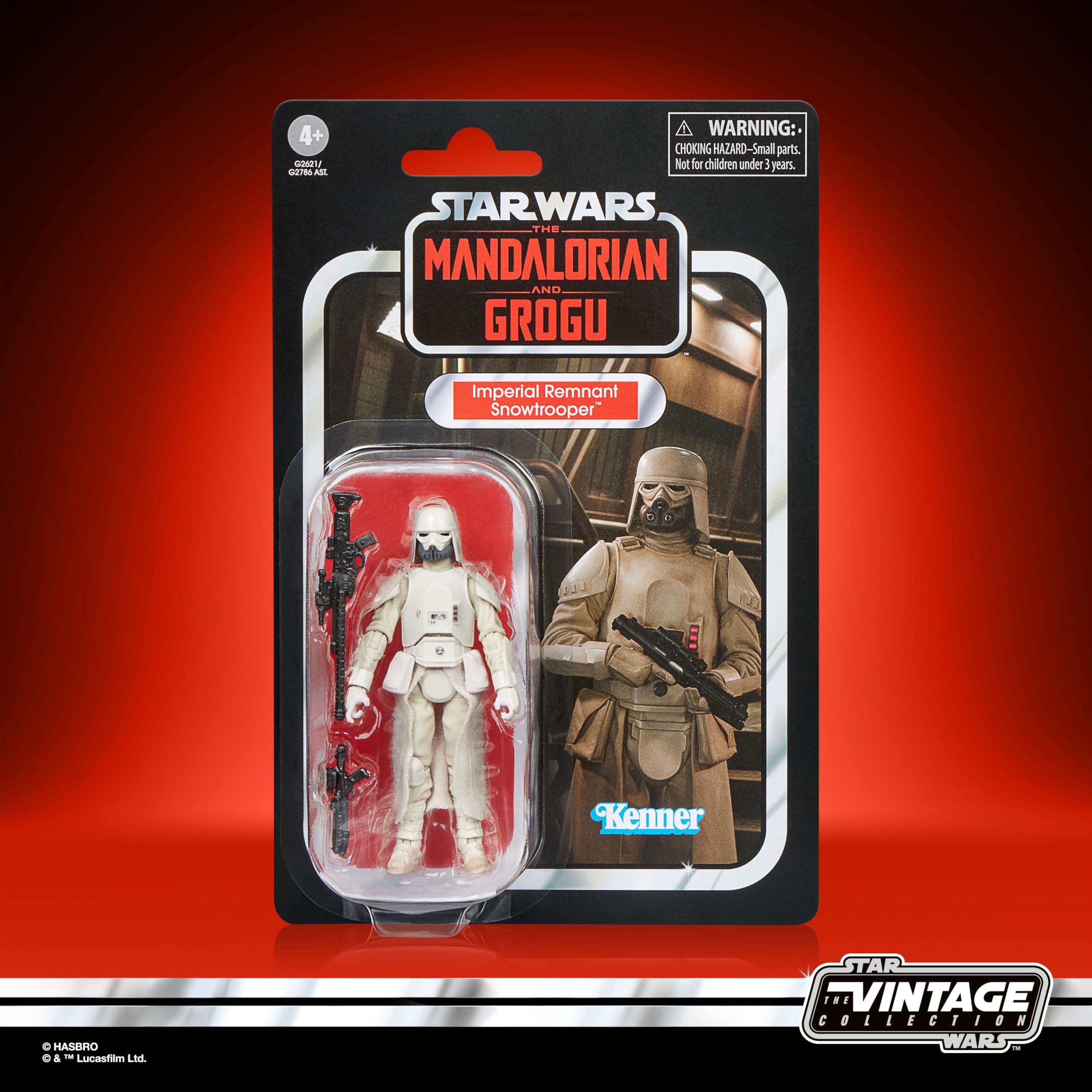 Star Wars The Vintage Collection Imperial Remnant Snowtrooper, The Mandalorian and Grogu Premium 9.5-cm Action Figure - Image 2