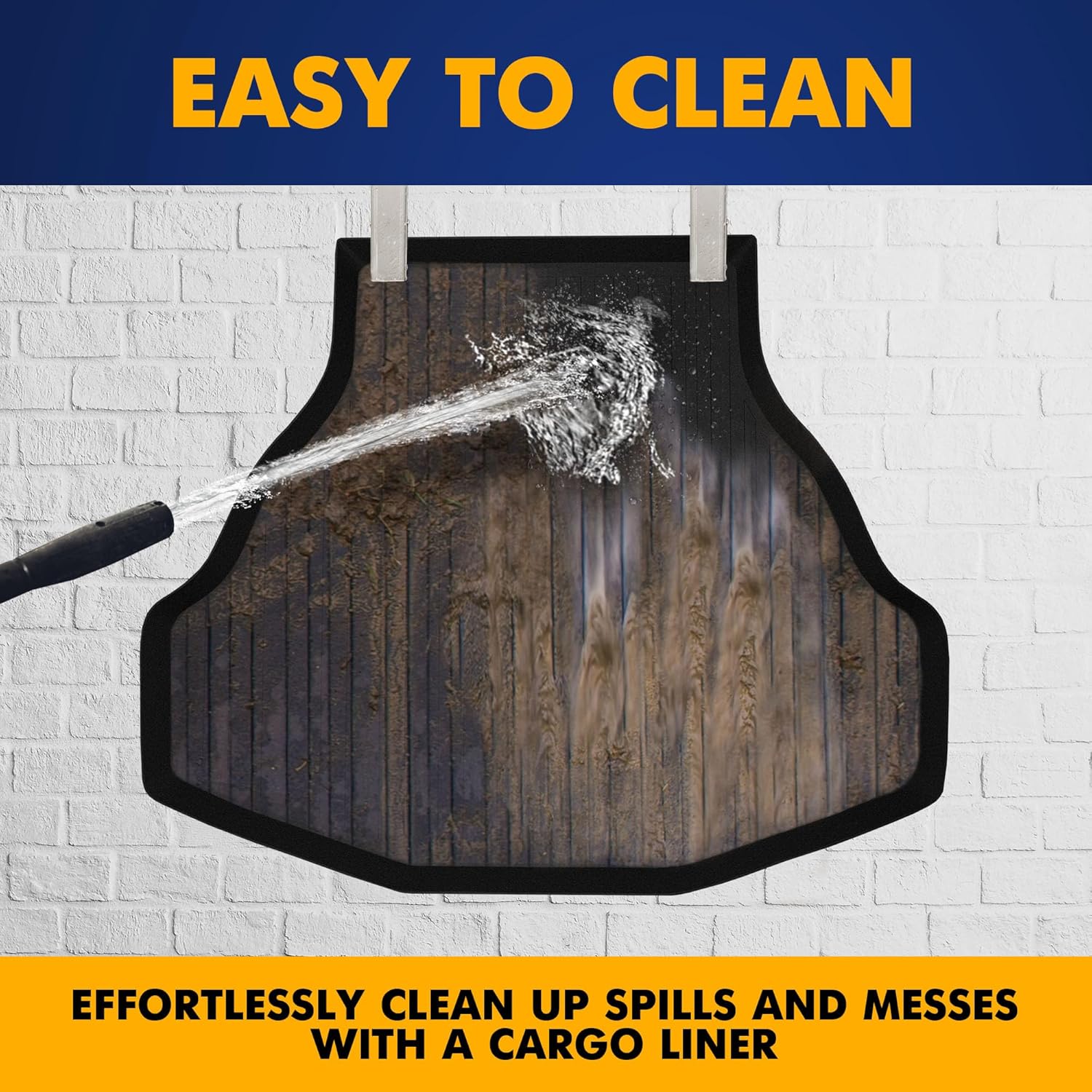 Premium Cargo Liner for Honda Accord LX Sport Sedan 2013-2017 - 100% Protection - Custom Fit Car Trunk Mat - All-Season Black Cargo Mat - 3D Shaped Laser Measured Trunk Liners for Honda Accord EX