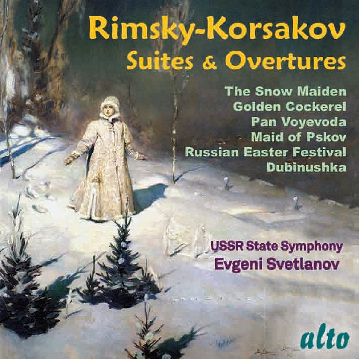 Ussr Symphony / Evgeni Svetlanov Rimsky-korsakov: Suites & Overtures Incl Snow M