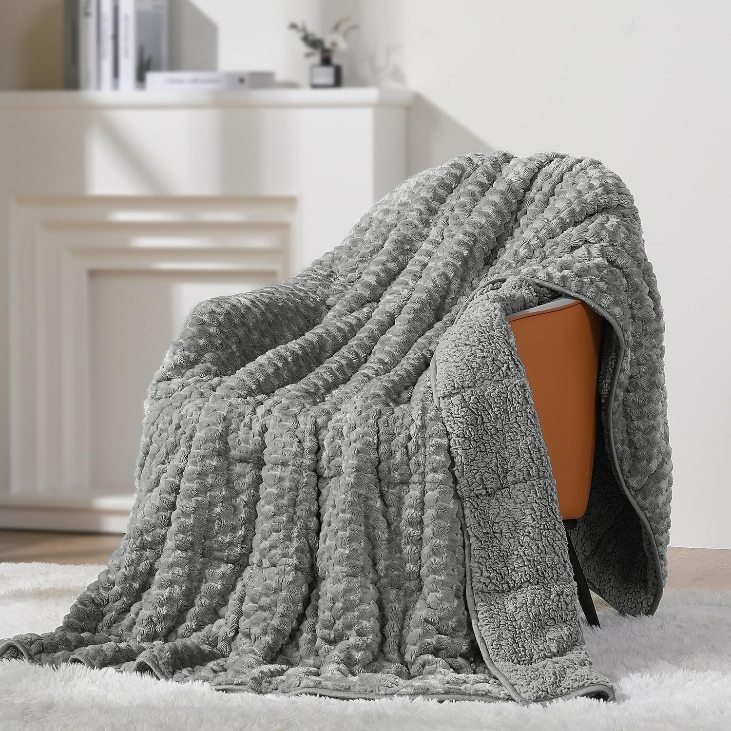 Mr. Sandman Weighted Blankets for Adults, Full Size 48 x 72 Inches, 15lbs