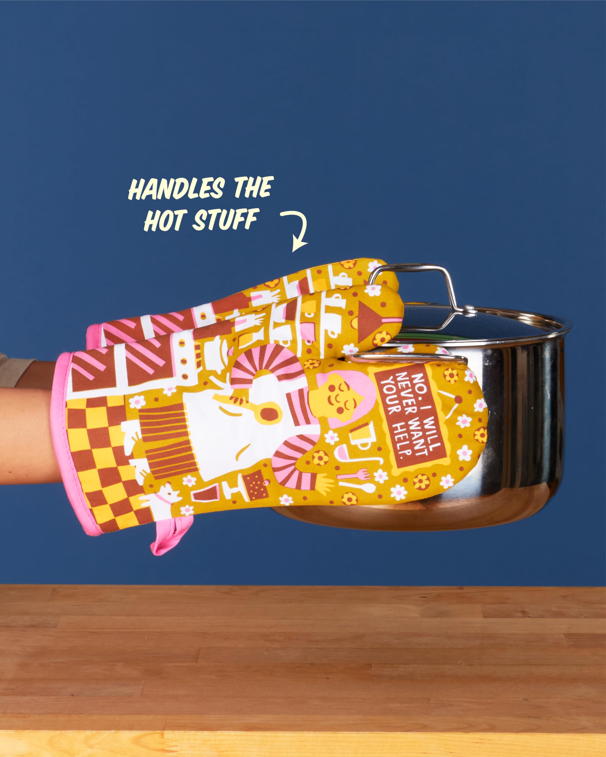 Blue Q Oven Mitts - Cute Kitchen Accessories & Kitchen Gifts - I Will Never view 5