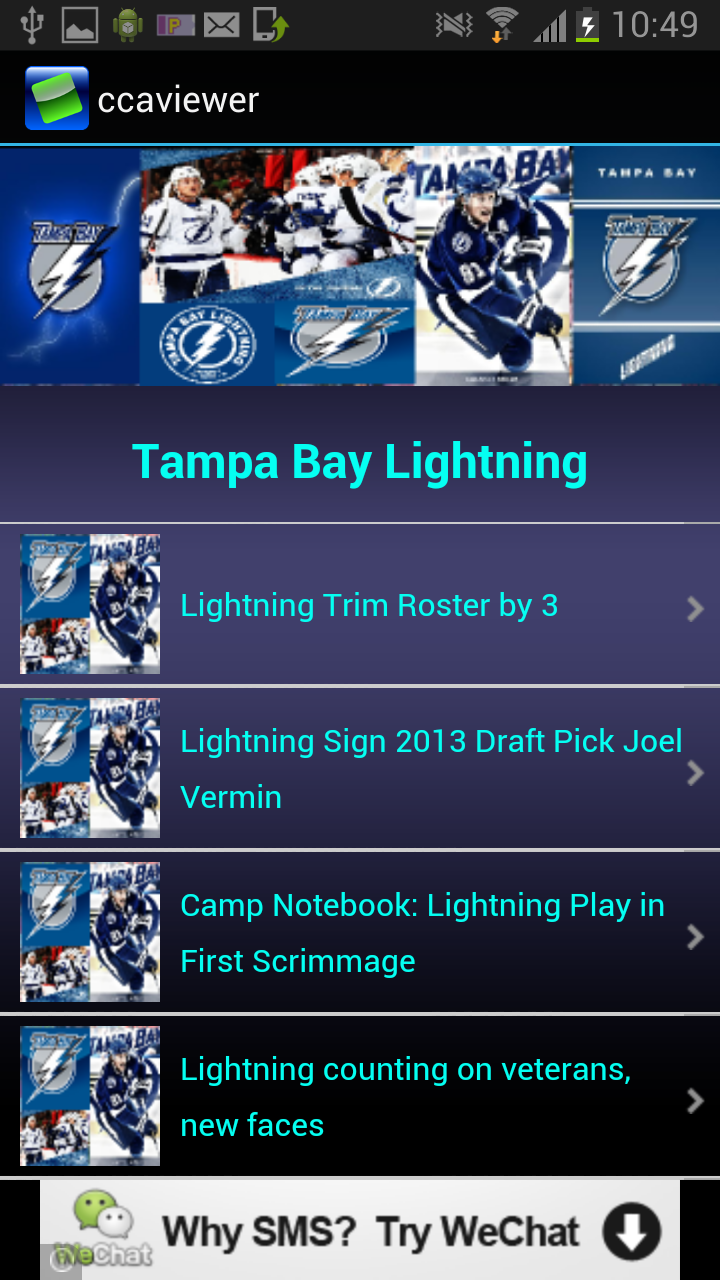 My Fan App Tampa Bay Lightning App on Amazon Appstore