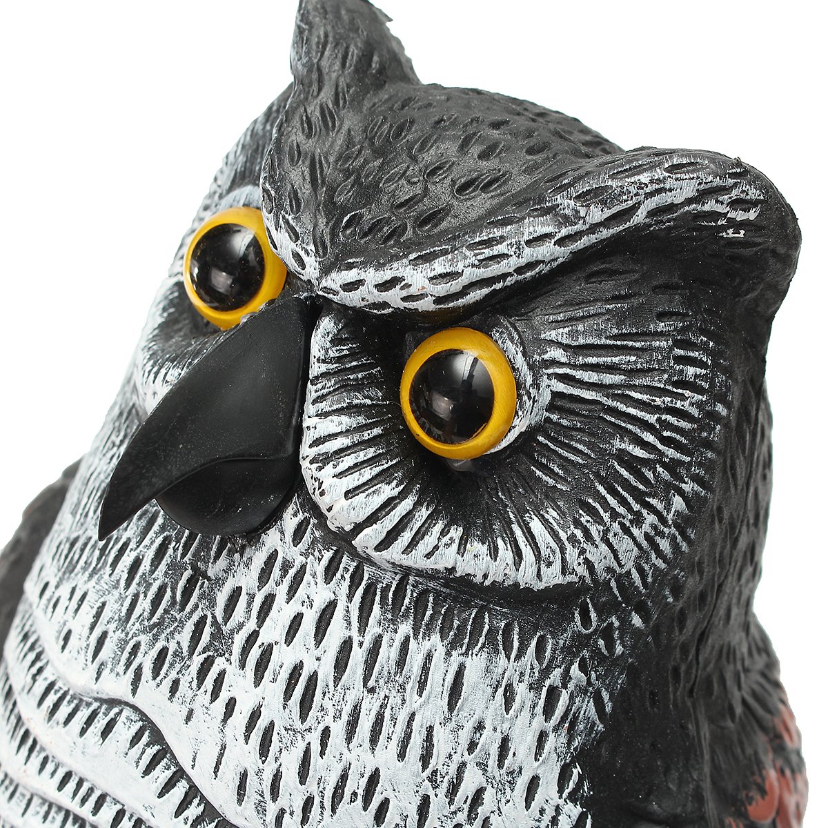 Amazon.co.jp: dDanke フクロウ フェイクフクロウ デコイ 害鳥対策