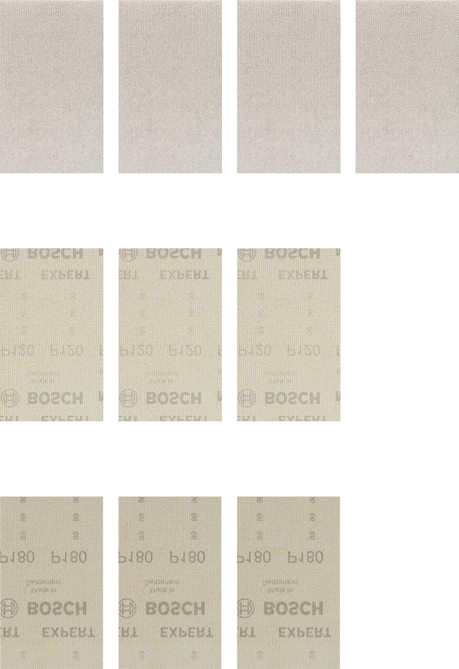 Bosch 2608901205 EXPERT M480 Mesh Sanding Disc Set Grits 80-180 13...