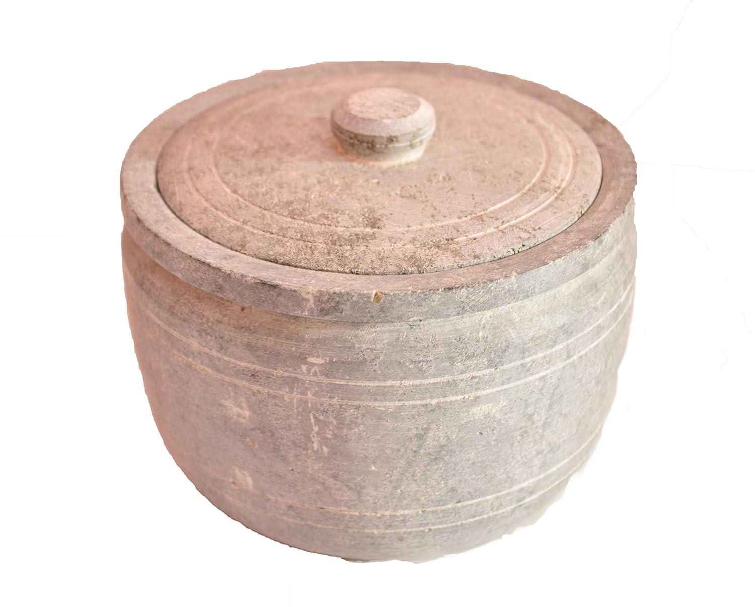 Buy Zishta Soapstone Traditional Storage Container with Lid Soapstone