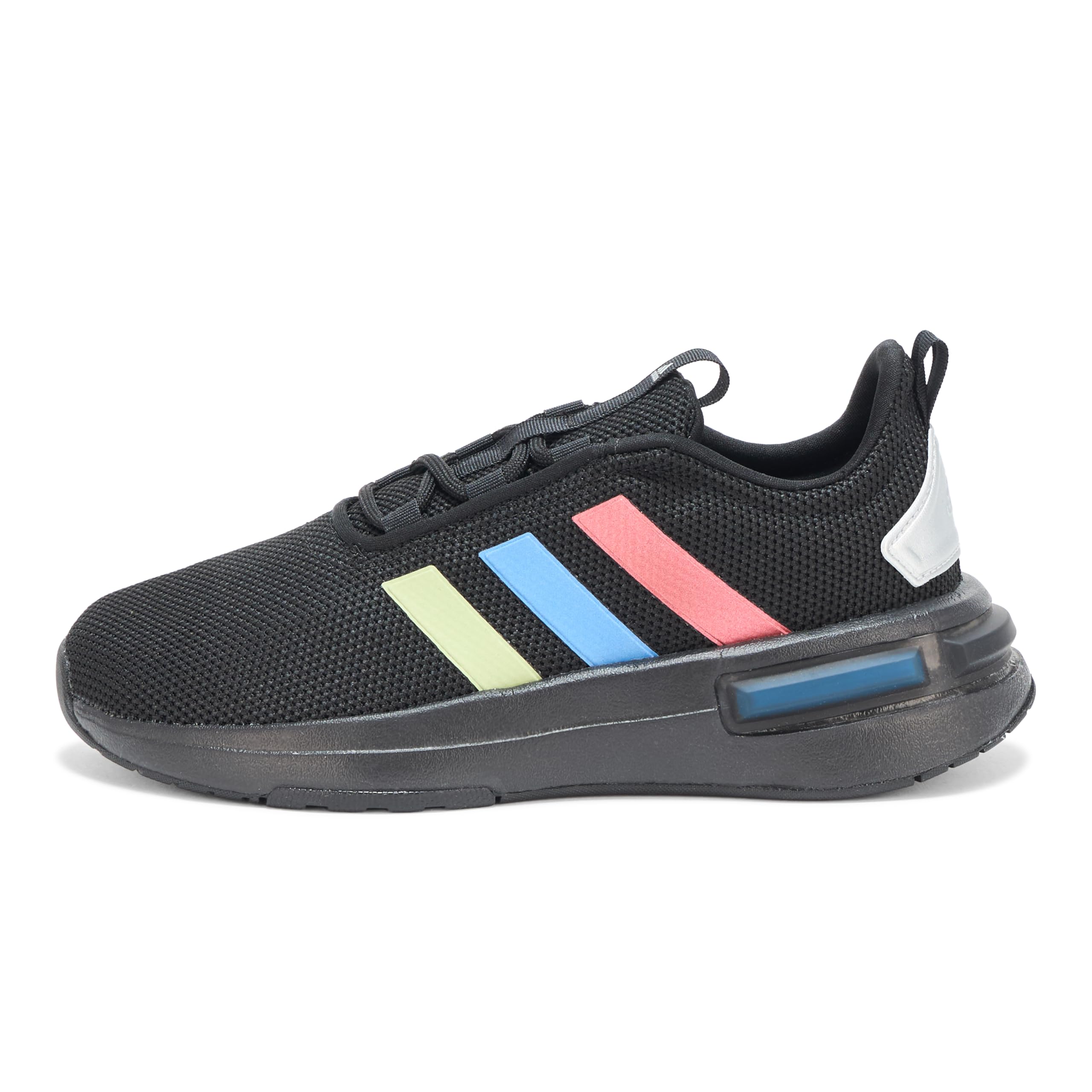 adidas Racer TR23 Sneaker, Black/Silver Metallic/Black, 2.5 US Unisex Little Kid