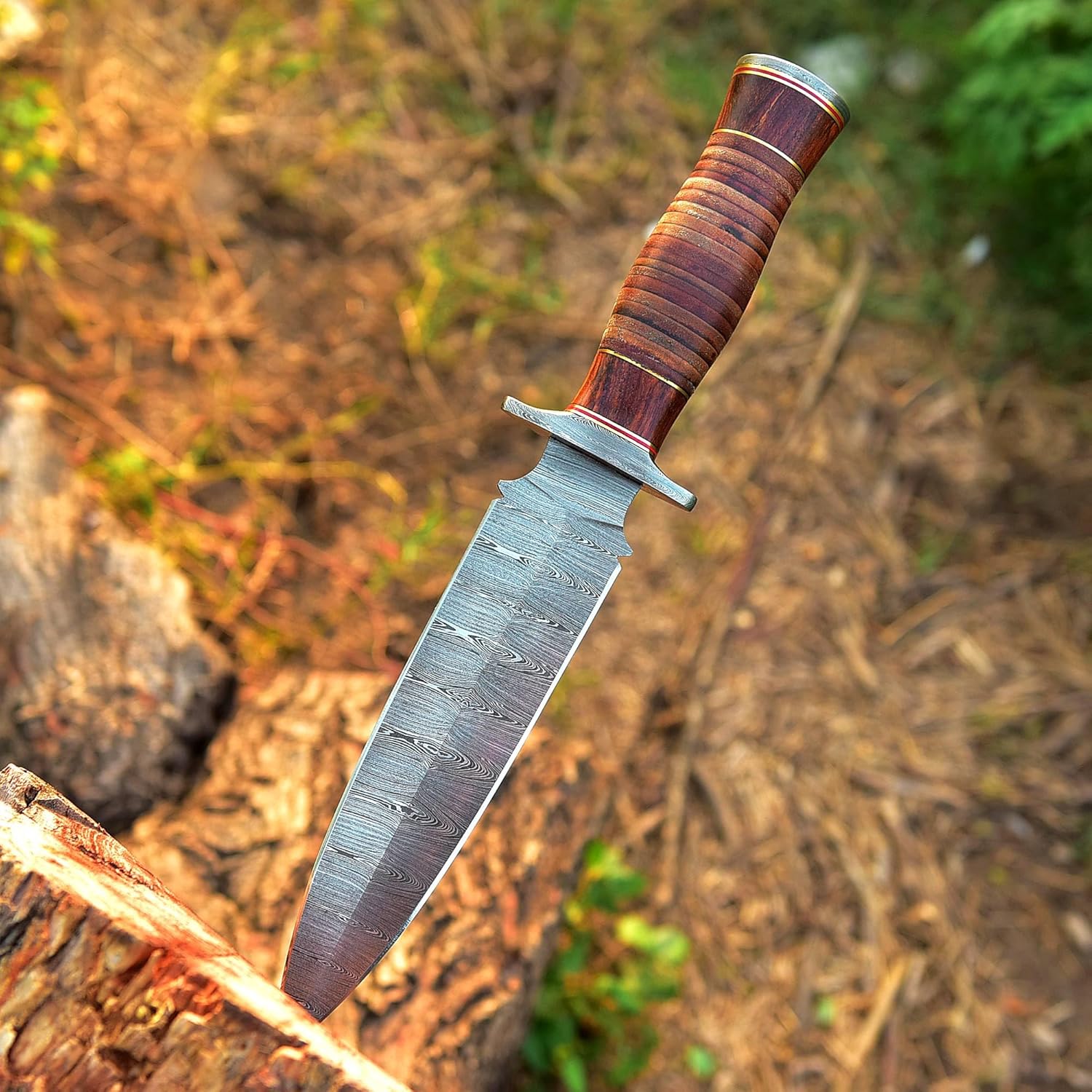 Poshland RAM-4789 Custom Handmade Damascus Steel- Classic Piece Of ART (RAM-4789)