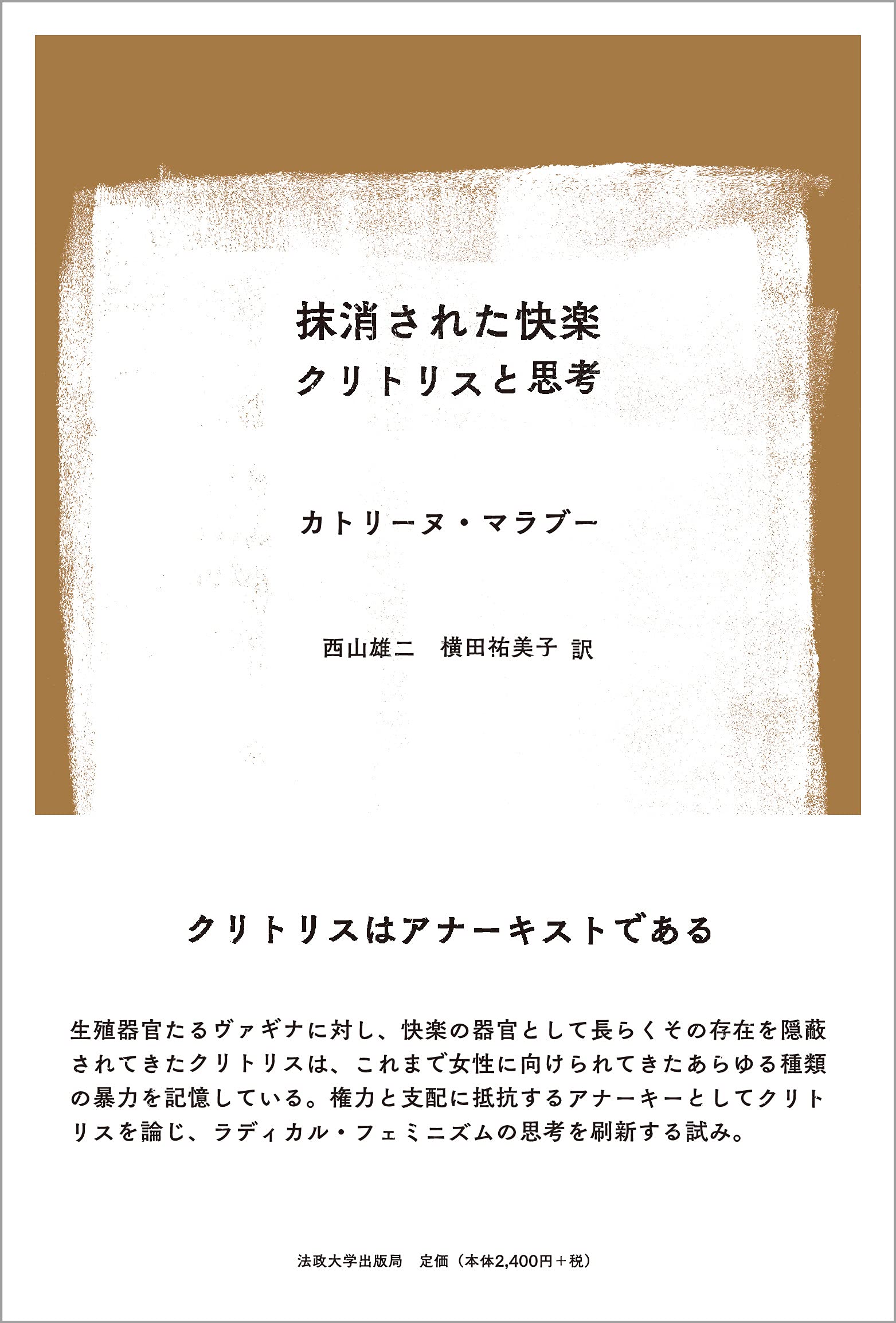 抹消された快楽 クリトリスと思考 叢書 ウニベルシタス カトリーヌ マラブー 西山 雄二 横田 祐美子 本 通販 Amazon