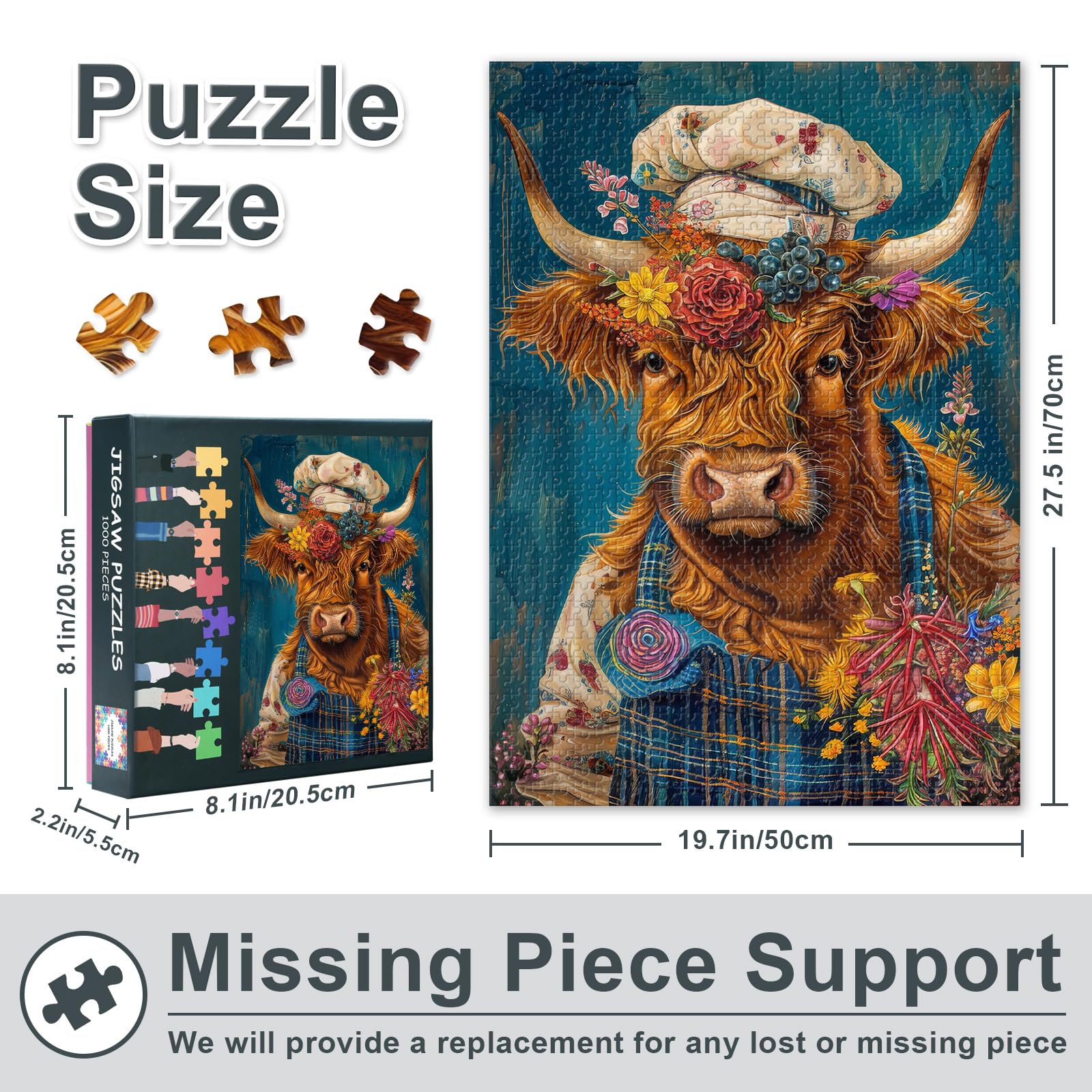 Chef Cow Puzzles for Adults - Image 3