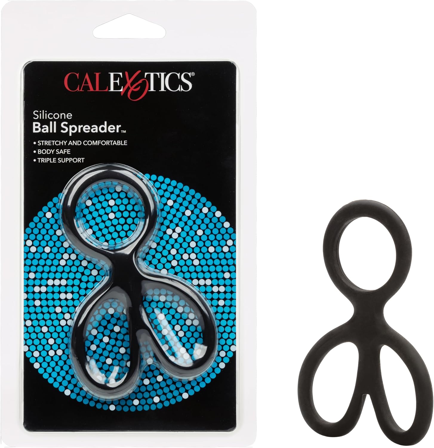 CalExotics Silicone Ball Spreader, Black