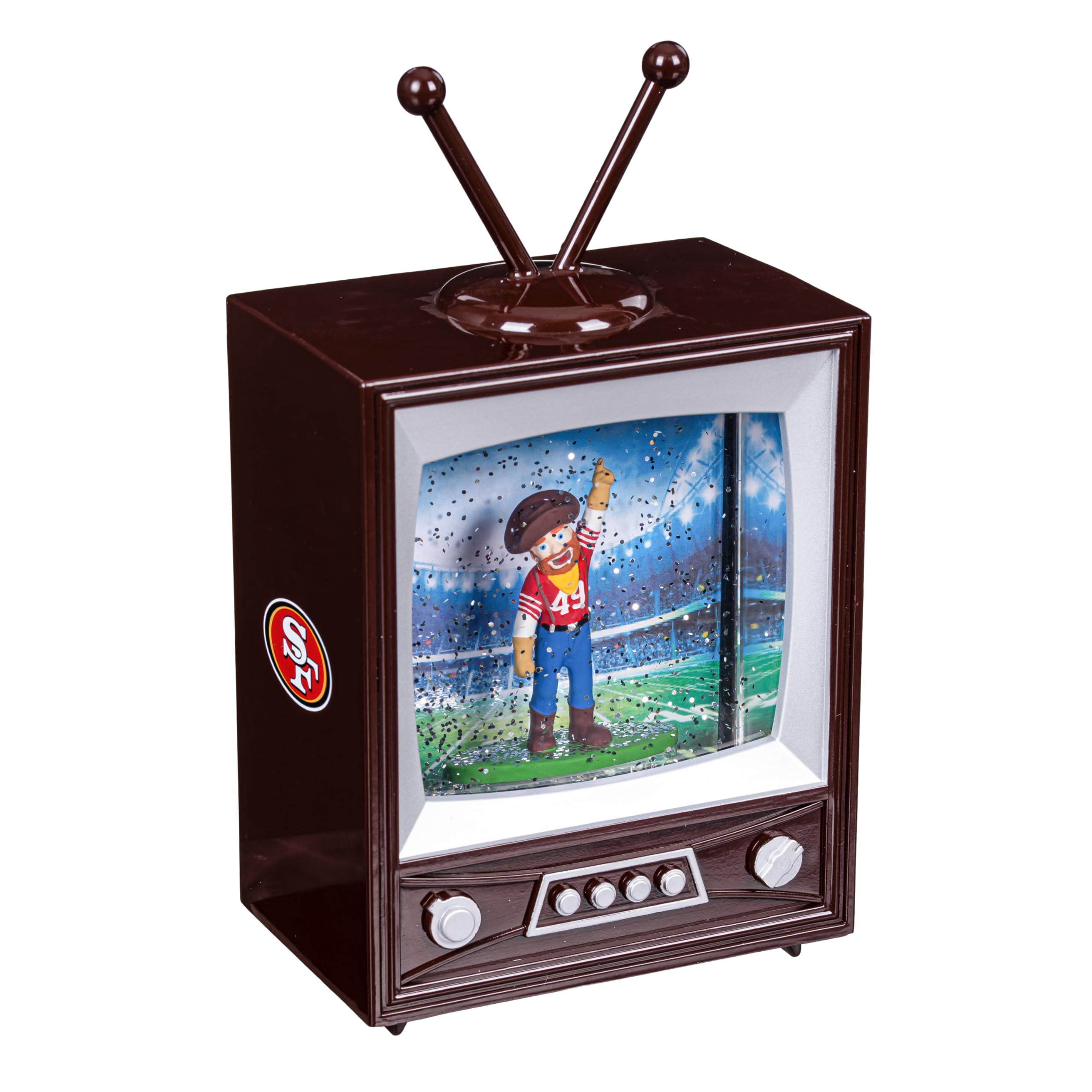 Amazon.com: NFL San Francisco 49ers Snow Globe Lantern, Vintage TV