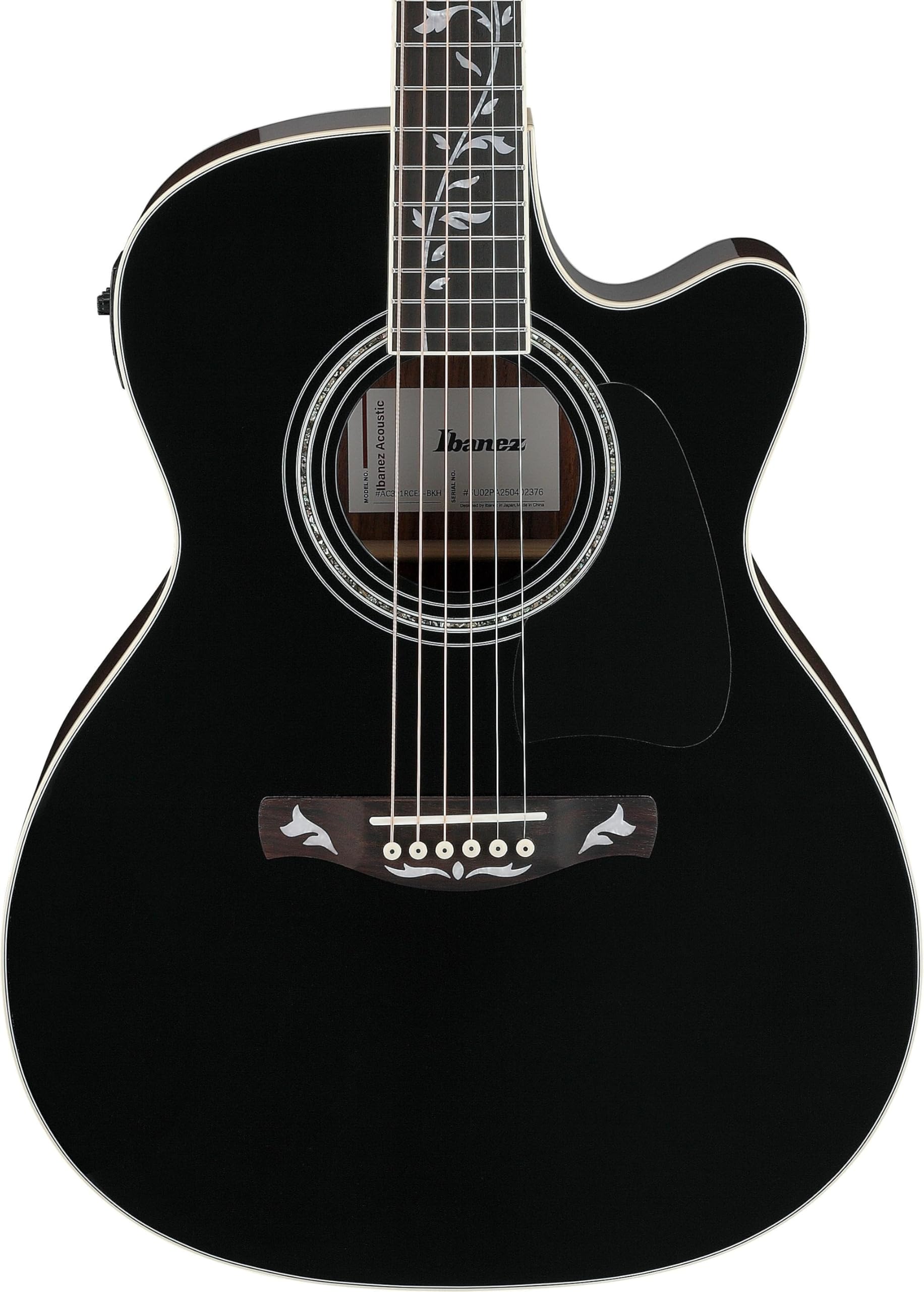 【11734】Ibanez AEWC32FM-GBK 内蔵チューナー故障 Amazon | Ibanez AC391RCE BKH エレアコギター トップ単板