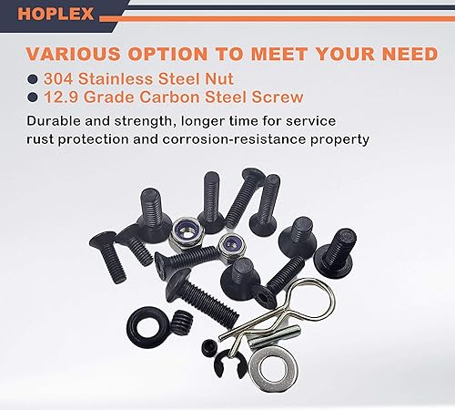 Miniatura 3 de HOPLEX Kit de tornillos RC de 522 piezas juego de caja de herramientas Reapir sujetadores de hardware RC Hobby accesorios de repuesto universales