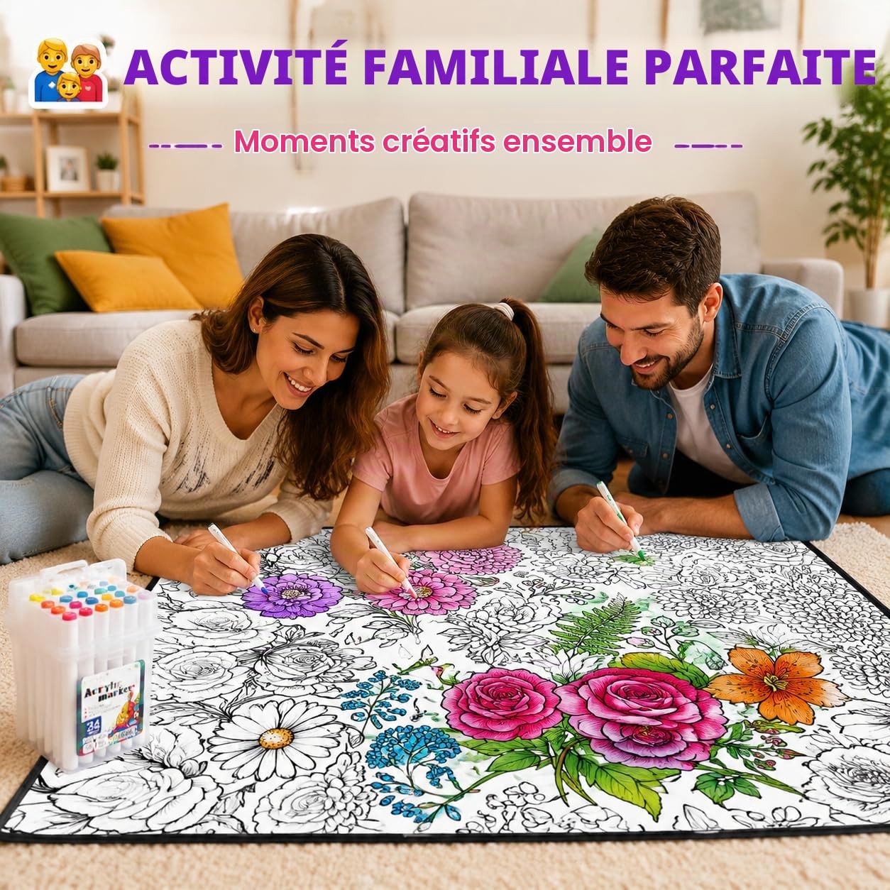 30m*30cm Rouleau Coloriage, Rouleaux Dessin Coupables, Rouleau Papier Dessin, avec 12 Crayons Couleur, Découpable, Collable, pour Enfants, Etudiants, Cadeaux D'anniversaire (Imprimés D'animaux