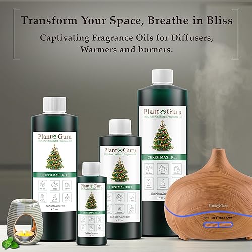 Miniatura 3 de Aceite aromático de árbol de Navidad, 8 onzas líquidas, aceite perfumado navideño para hacer jabón, velas, bombas de baño, mantequillas corporales.