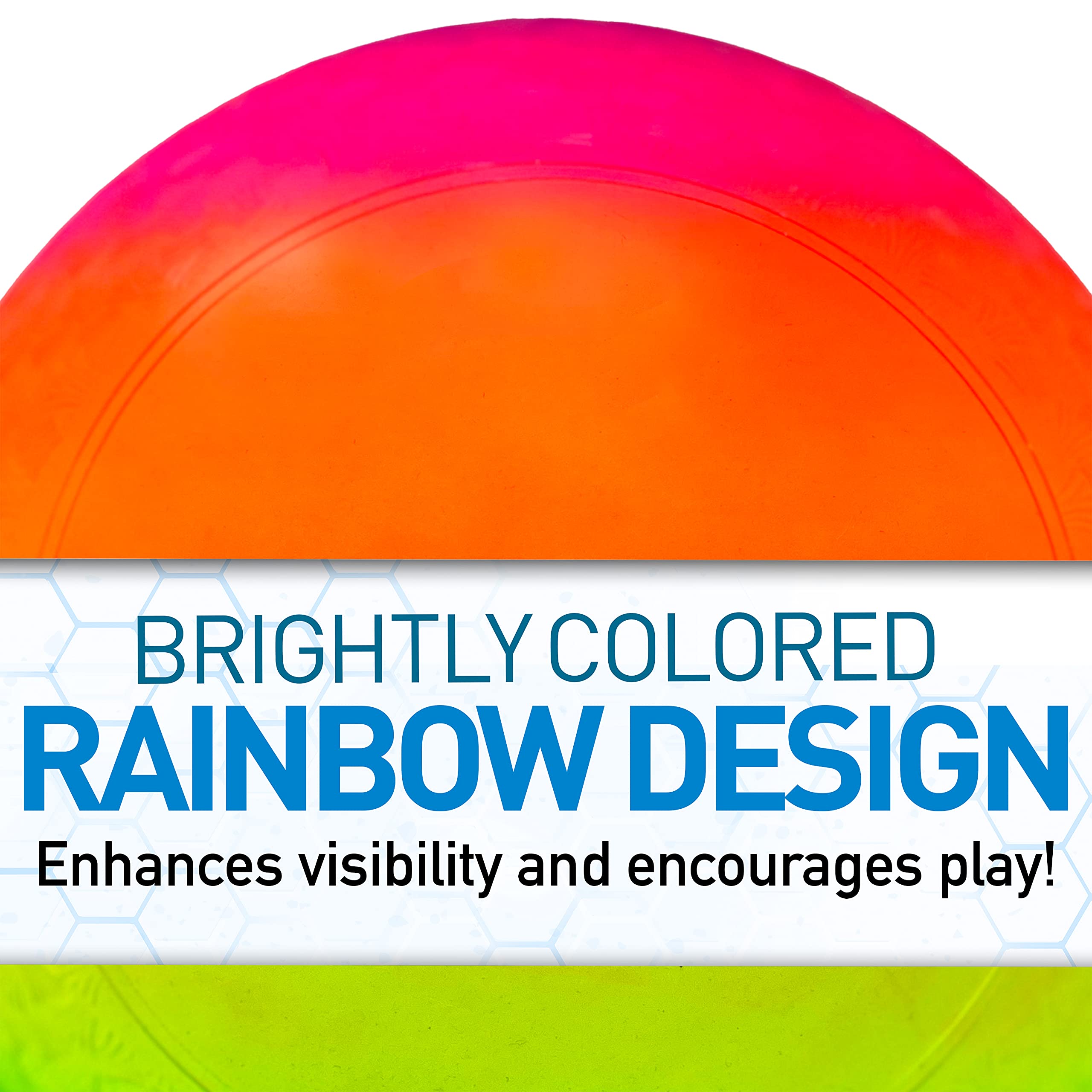 Franklin Sports 16" Rainbow Vibe Playground Ball - Image 5