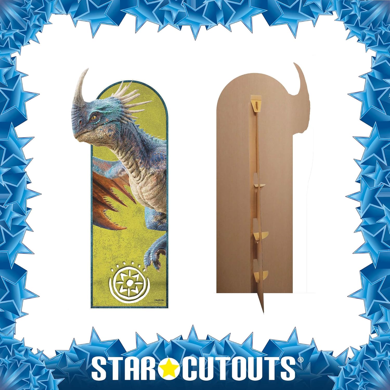 Star Cutouts SC4836 Deadly Nadder Sailboard How to Train Your Dragon Live Action Cardboard Cut Out Height 191cm Official Merchandise Party Birthday Room Decoration