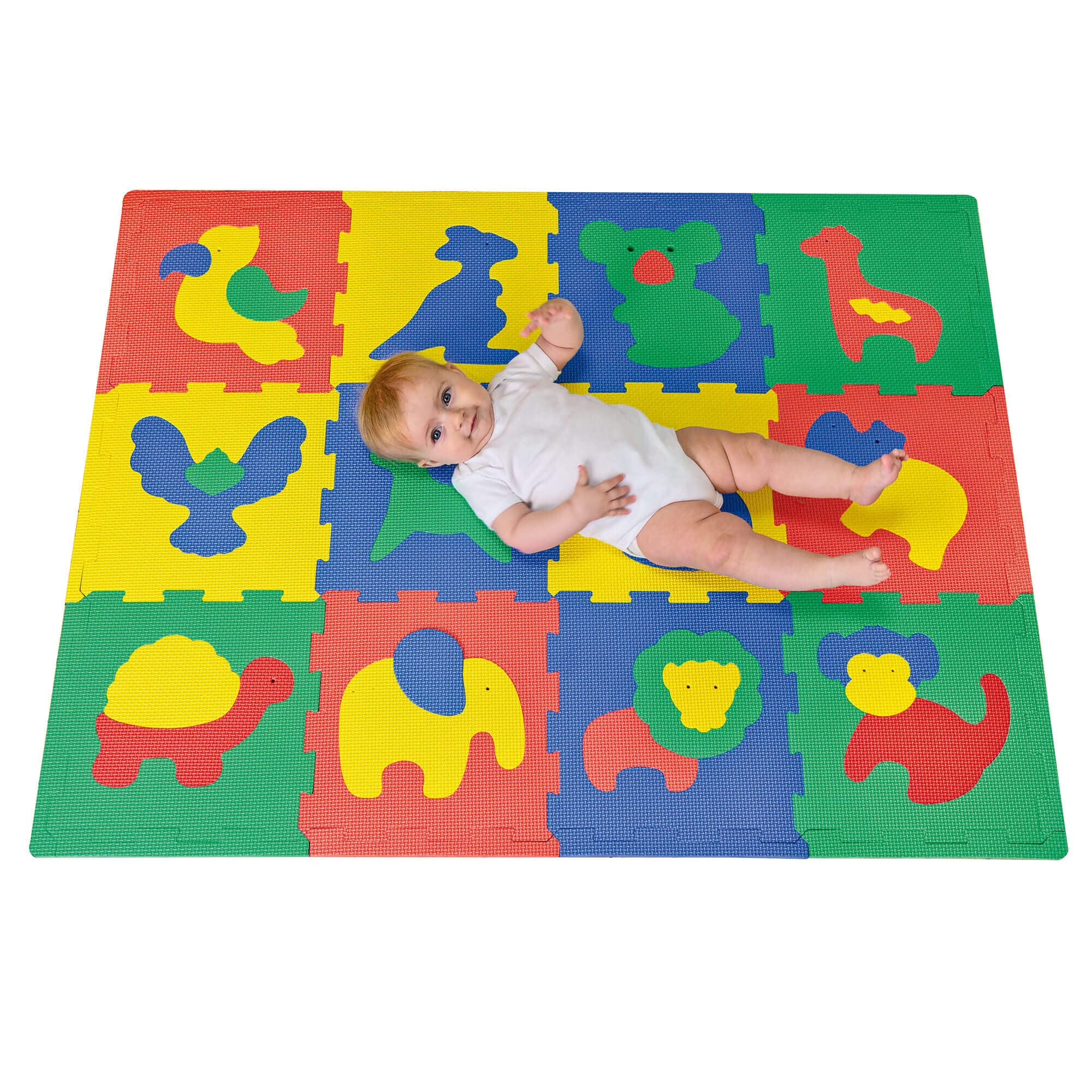 Hakuna Matte Elegante Alfombra Rompecabezas para bebé 1,2x0,9m Animales de Safari