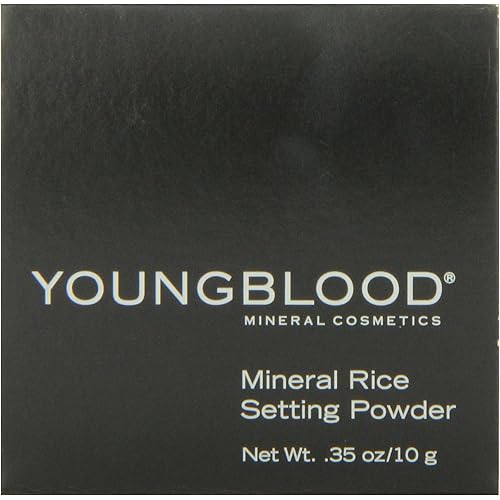 Youngblood Clean Luxury Cosmetics Loose Mineral Rice Setting Powder, Medium | Loose Face Powder Setting Foundation Translucent Finishing Matte Natural Acne | Vegan, Cruelty-Free, Paraben-Free