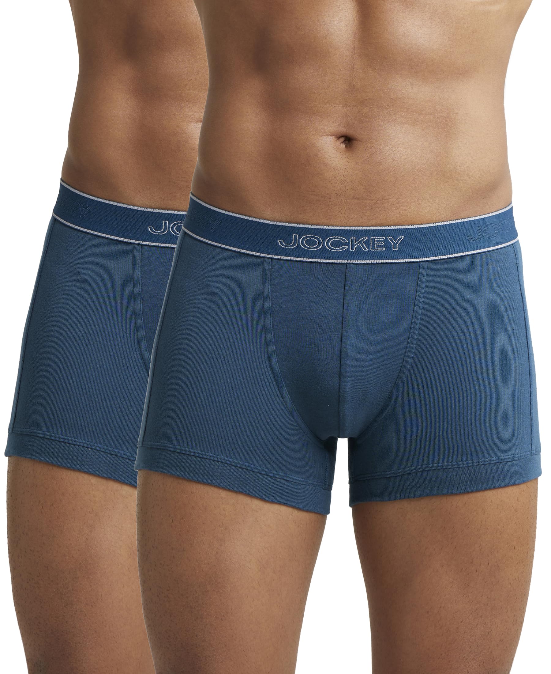 jockey Men's Cotton Modern Trunks (Pack of 2) (1015_Reflecting Pond_XL_Reflecting Pond_Blue_XL)-picture-17