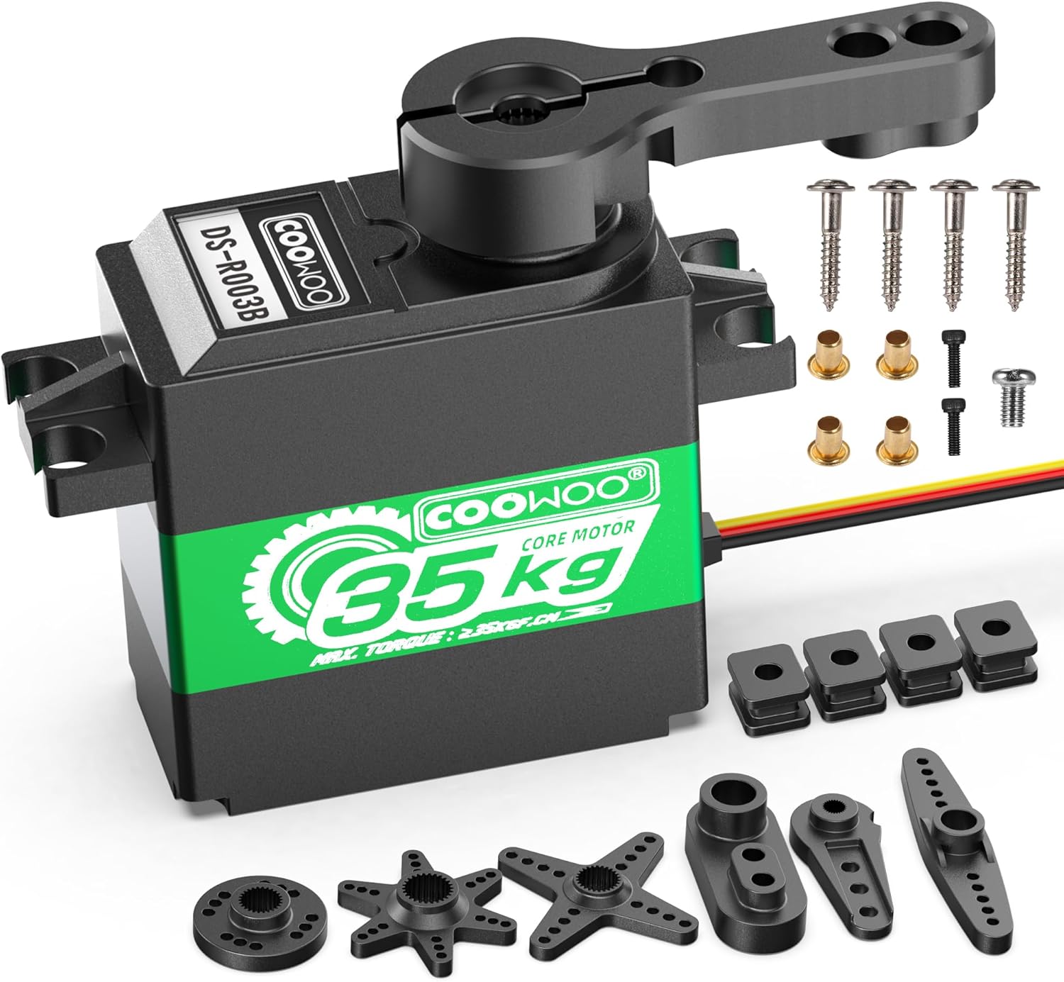COOWOO RC Servo, 35kg High Torque Coreless Motor Servo