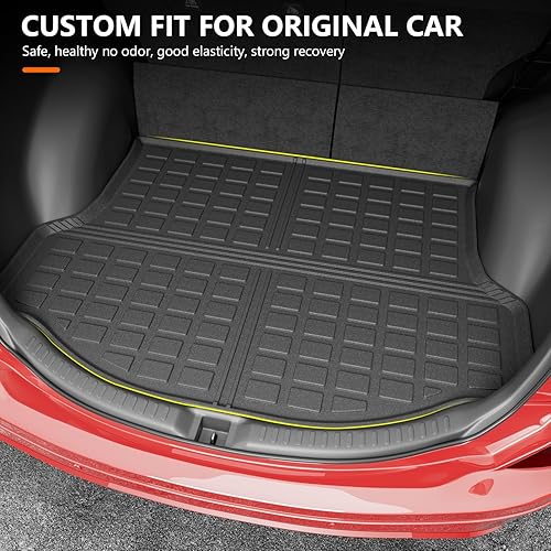 Miniatura 2 de powoq Tapete de carga compatible con Toyota RAV4 2013-2018, para todo tipo de clima, revestimiento de maletero de elastómero termoplástico, repuesto