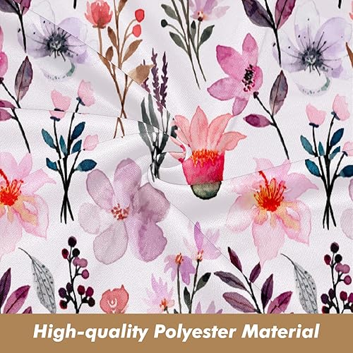 Miniatura 5 de Funda de sofá de acuarela de flores silvestres rosa y morada, fundas de sofá estampadas, fundas de sofá, fundas resistentes a las manchas, protector