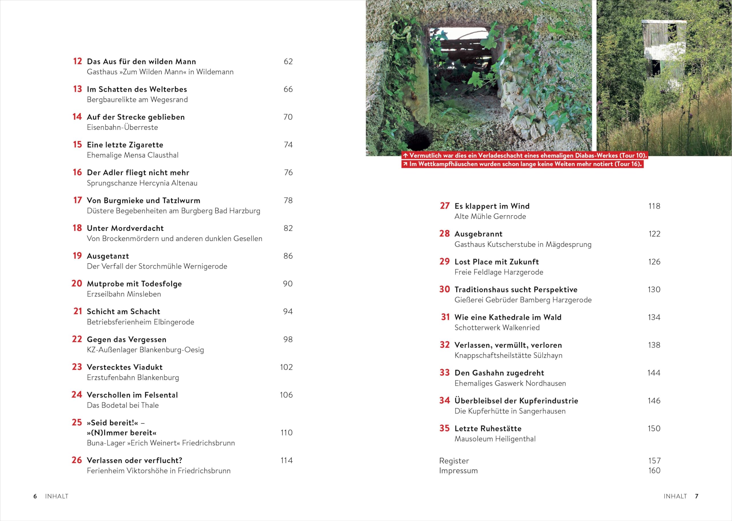 Bruckmann Dark Tourism Guide – Lost & Dark Places Harz: 35 vergessene, verlassene und unheimliche Orte. Düstere Geschichten und exklusive Einblicke. Inkl. Anfahrtsbeschreibungen.