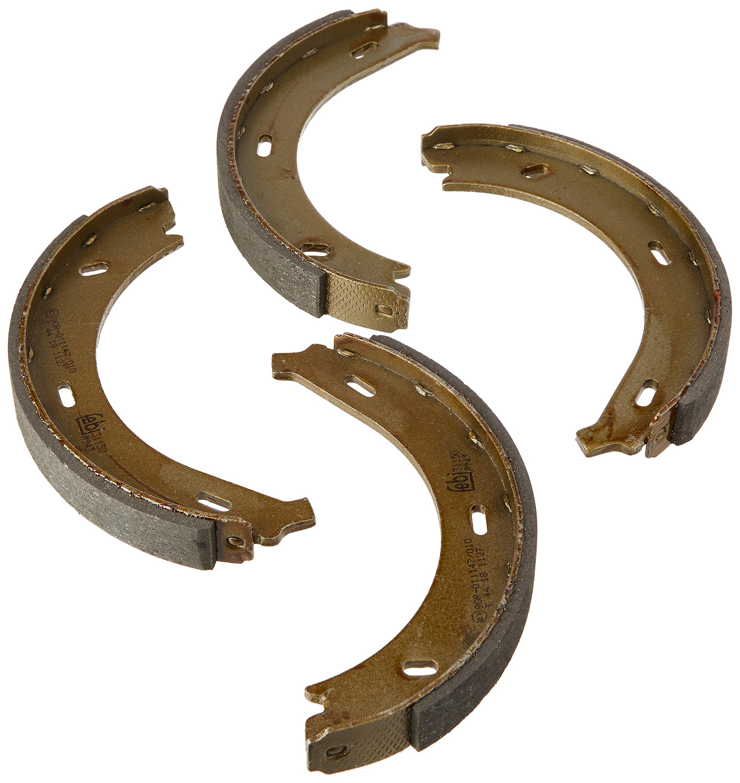 febi bilstein 31150 Brake Shoe Set for parking brake, with additional parts, pack of two