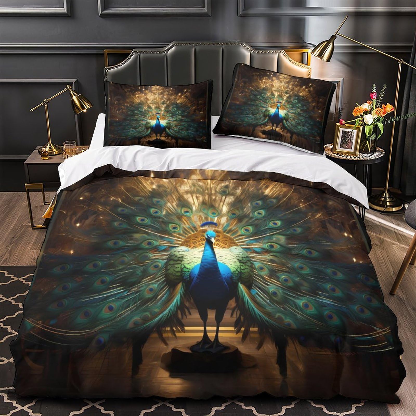 Housse de couette 260x220 Paris en microfibre légère premium